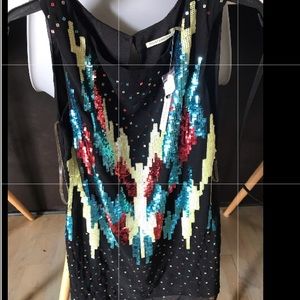 NWT boutique sequenced dress